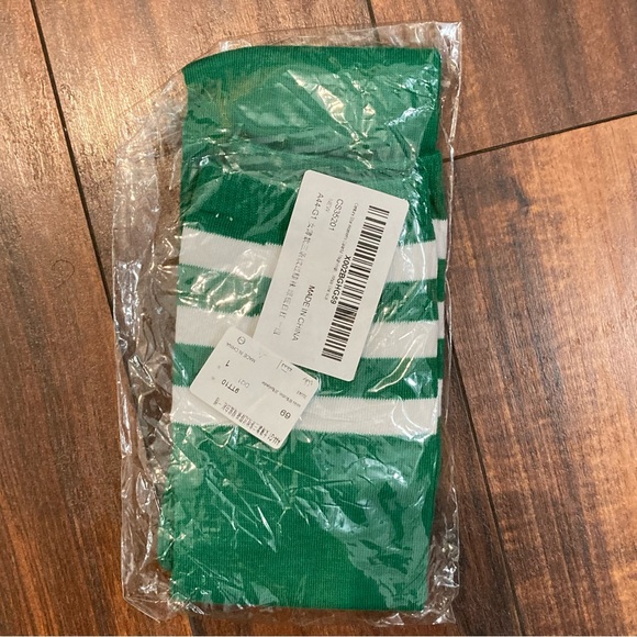 Thigh High Socks Green White - Picture 7 of 7